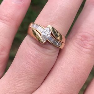 14kt Diamond engagement wedding Ring 💍